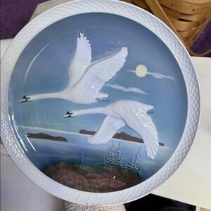 Decorative 1979 Hutschenreuther Swan Plate